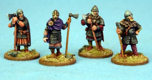 Anglo Danish Hearthguard Axemen STANDING 1 point Saga