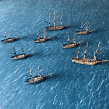 Wargaming Battle Mat 6x4 Blue Sea wargaming mats