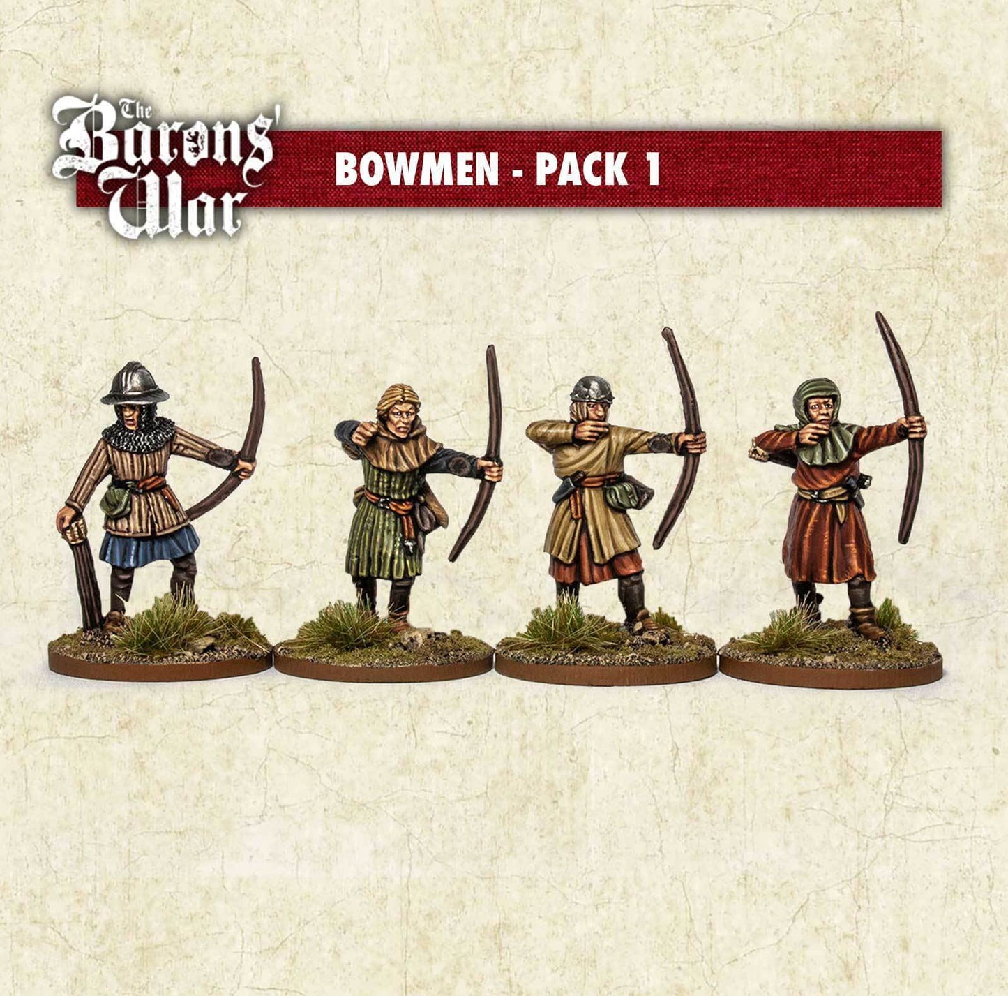 Bowmen 1 Footsore medieval historical miniatures
