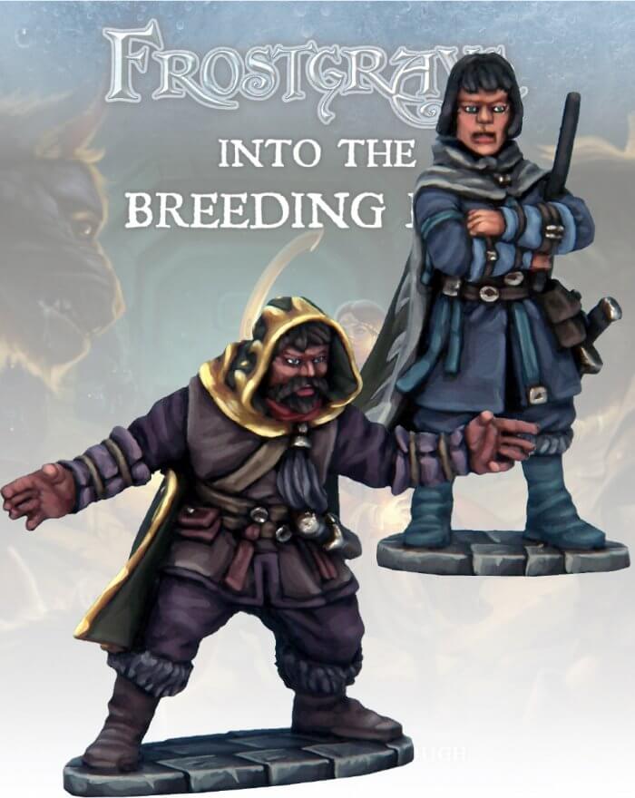 Elementalist & Apprentice II Frostgrave 28mm Fantasy miniatures Great for Dungeons & Dragons