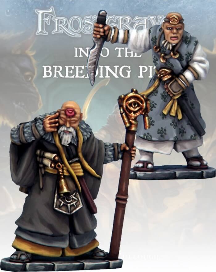 Soothsayer & Apprentice II Frostgrave 28mm Fantasy miniatures Great for Dungeons & Dragons