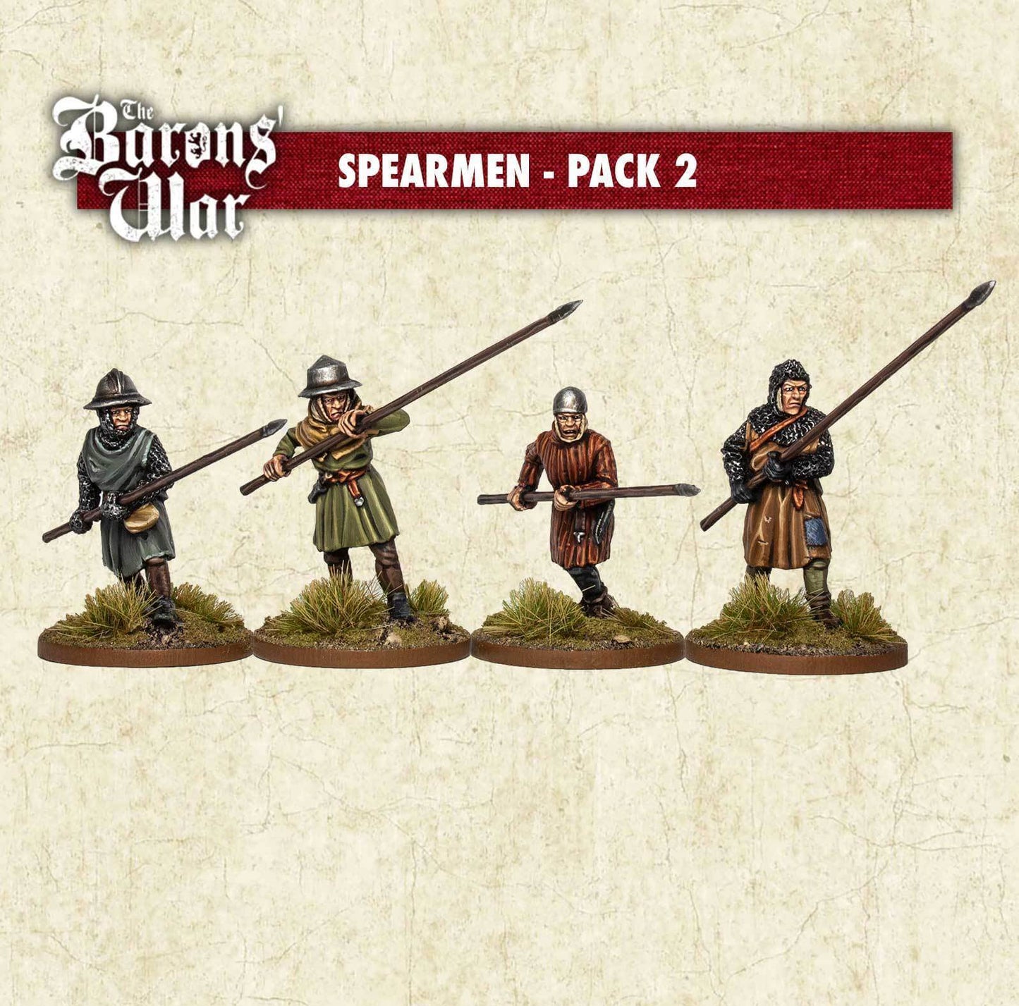 Spearmen 2 Footsore medieval historical miniatures