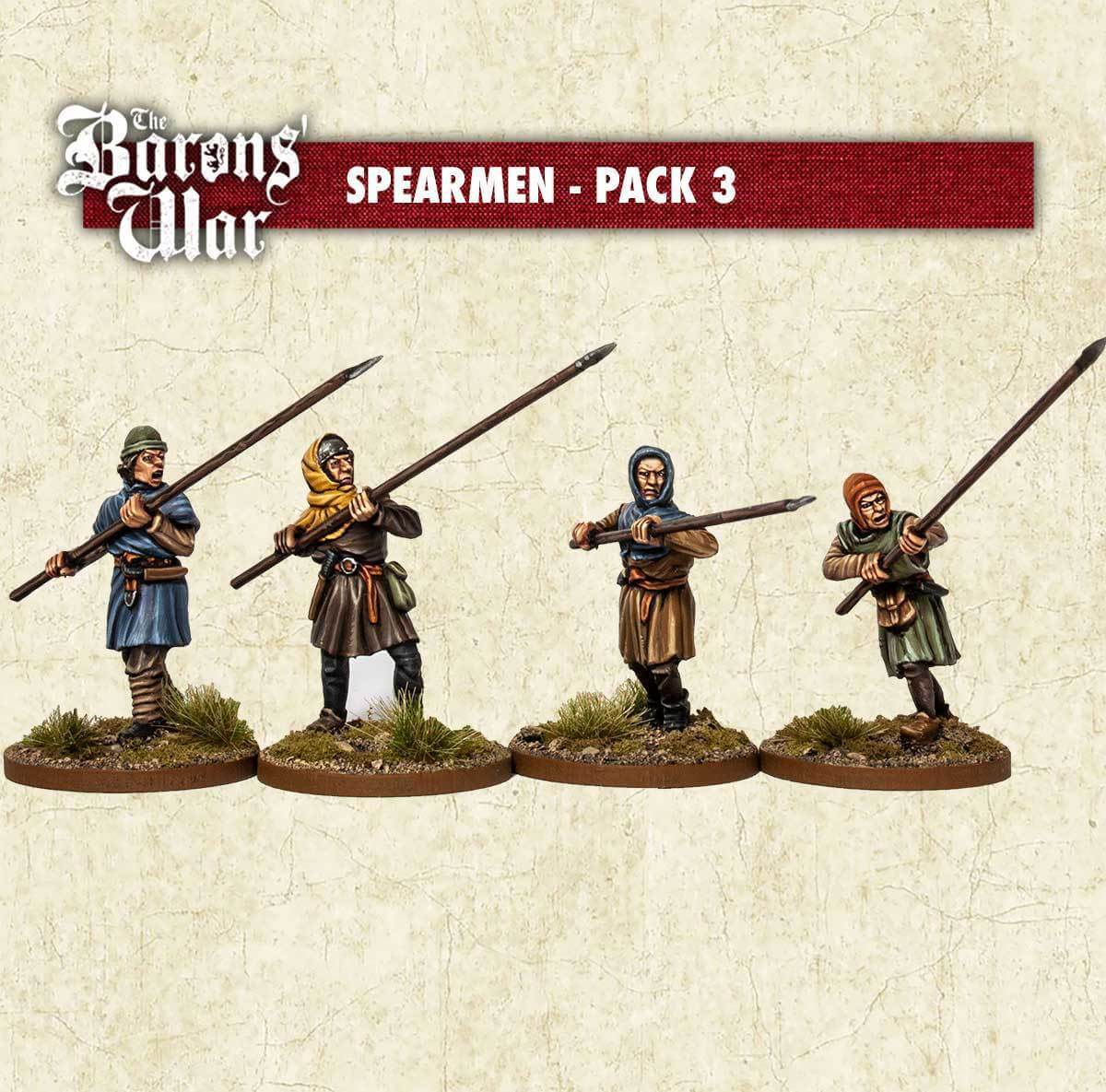 Spearmen 3 Footsore medieval historical miniatures