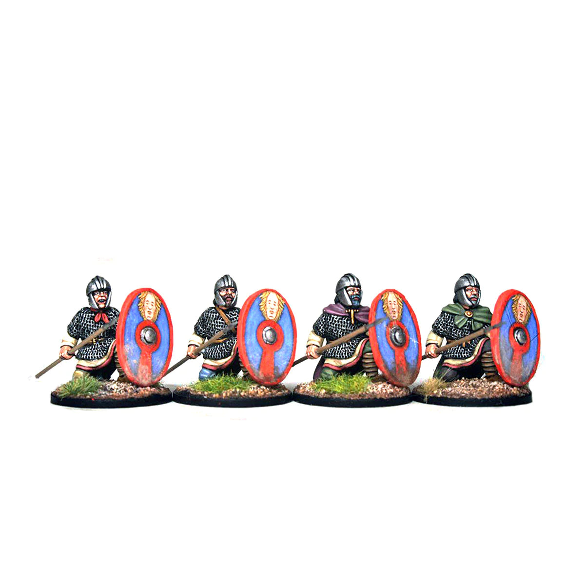 Barons War Footsore Late Roman Armoured Infantry Kneeling