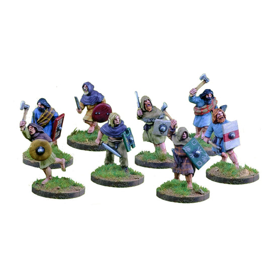 Baron's War Footsore Pict Scots Warriors with Hand Weapon