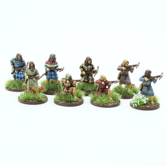 Baron's War Footsore Pict Scots Hunters 4 RANDOM FIGURES