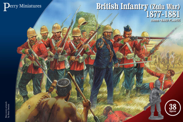 British Infantry (Zulu War) 1877-1871) PERRY 28mm Wargame Miniatures VLW20