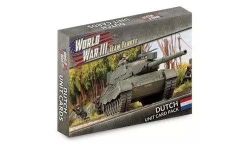 Team Yankee NATO Unit Card Bundle (ANZAC, Belgian, Dutch)