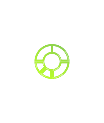1" Control Zone for 40MM Markers Fluorescent