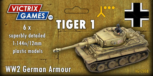 Victrix German Tiger I x 6 12mm WW2 VG12008