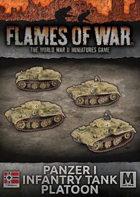 FOW German Panzer I Infantry Tank Platoon