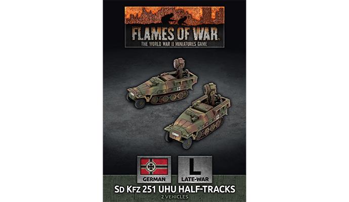 FOW German Sd Kfz 251 Uhu Half-tracks (x2)