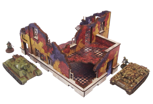 WW2 Ostfront Stalingrad School Left (with balcony) (1)