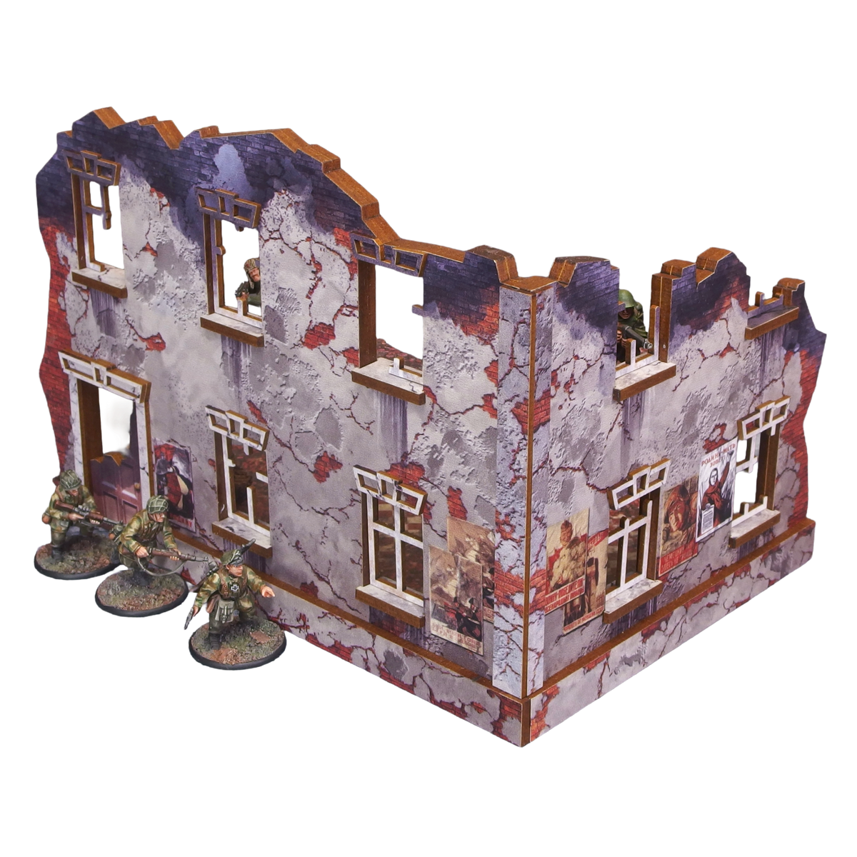 WW2 Ostfront Stalingrad Univermag Right (1) (28mm)