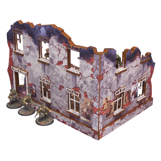WW2 Ostfront Stalingrad Univermag Right (1) (28mm)