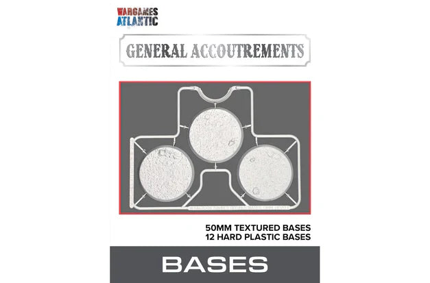 50mm Textured Bases (3mm Bevel)