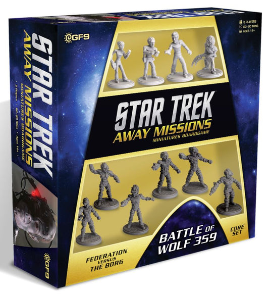 Star Trek Away Missions Federation VS Borg - Battle of Wolf 359 Core Set