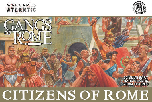 Footsore Gangs of Rome Citizens 30 Plastic FIgures WARGAMES ATLANTIC