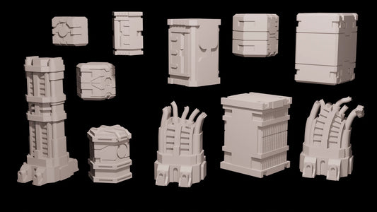 Mantic Vault Deadzone Terrain Pack May 24