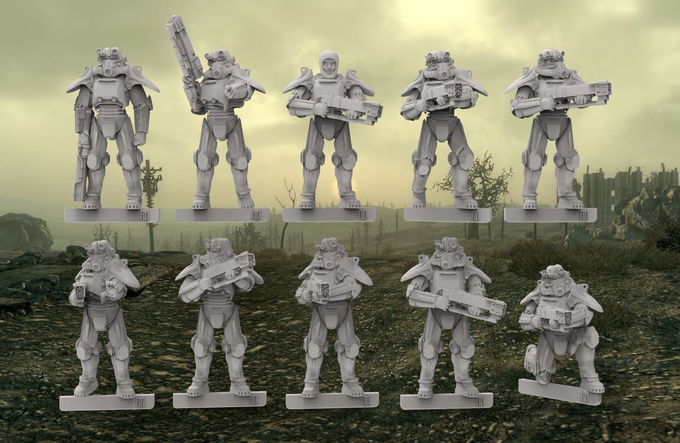 Big Mr Tong Fallout x 10 Xenos Rampant Scifi 28mm Wargame Miniatures 3d Prints (Copy)