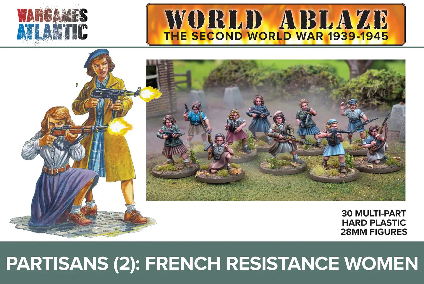 World Ablaze Partisans (2) French Resistance Women
