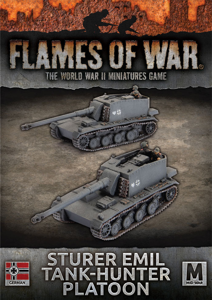 FOW German Sturer Emil Tank-hunter Platoon