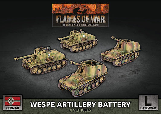 FOW German Wespe Artillery Battery