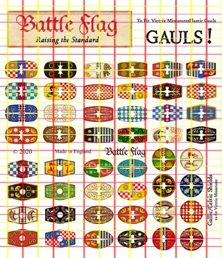 Battle Flag Victrix Gaul Gallic Decals 28mm Wargame Miniatures