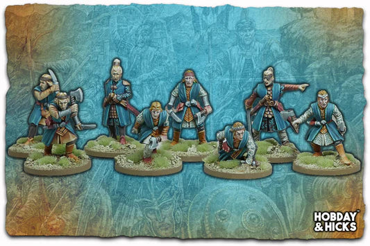 Warhost Fantasy Elven Marine Captain Liathon & First Officer Elven Host 28mm