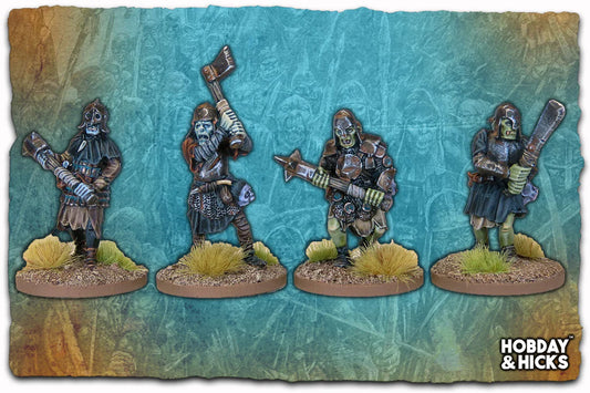 Warhost Fantasy Orc Linebreaker Beserkers A