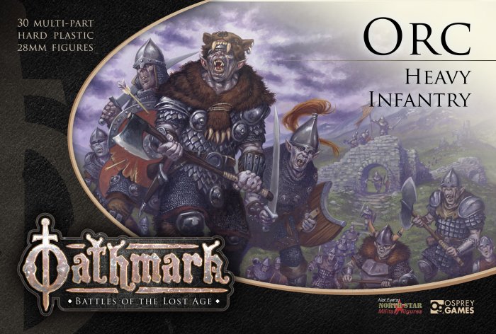 Orc Heavy Infantry: Oathmark 28mm Wargame Miniatures