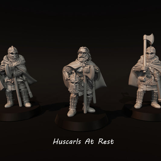 Medbury Vendel Huscarls at Rest x 6