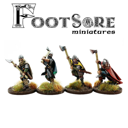 Barons War Footsore Late Saxon Huscarls with Dane Axes 4