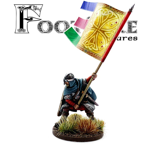 Barons War Footsore Late Saxon Lord's Standard Bearer