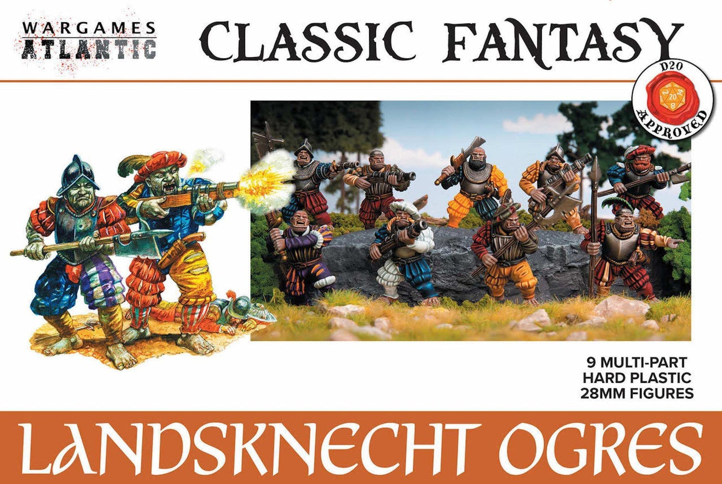 Classic Fantasy Landsknecht Ogres