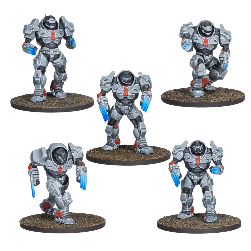 Mantic Firefight Enforcer Peacekeepers with Phase Claws