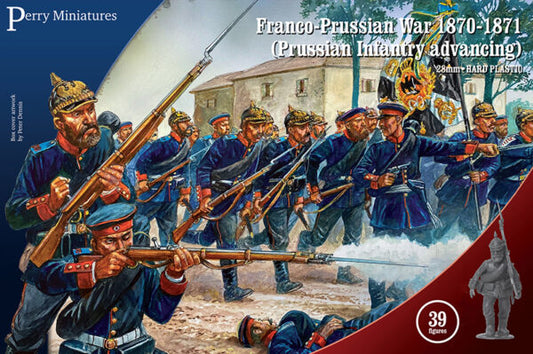 Franco-Prussian War Prussian Infantry Advancing 1870-71 PERRY 28mm Wargame Miniatures FRE1 (Copy)