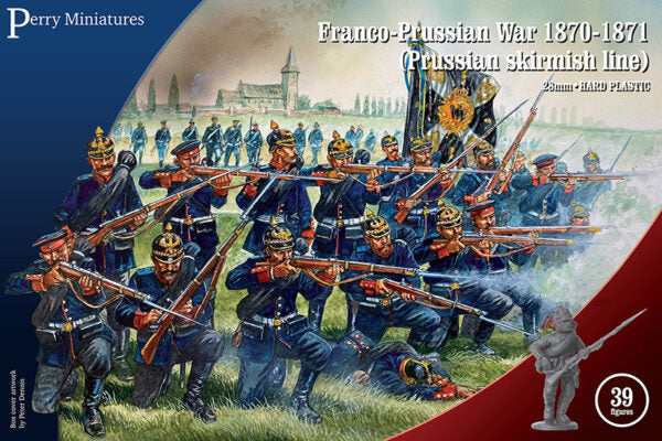 Franco-Prussian War Prussian Infantry Skirmishing 1870-71 PERRY 28mm Wargame Miniatures PRU2