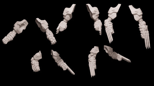 Mantic Vault Enforcers and Peacekeeper Phase Claws 10 Pairs Each