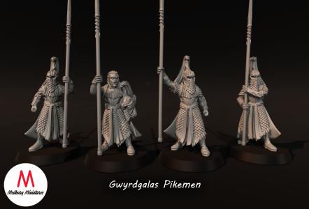 Medbury Elven Pikemen x 12