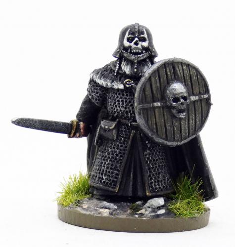 Saga Dverger Warlord with Sword Dark Dwarves