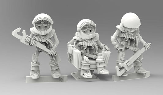 Big Mr Tong Space Skellys x 13 Xenos Rampant Scifi 28mm Wargame Miniatures 3d Prints