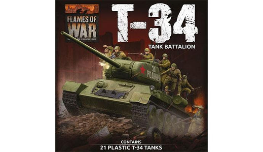 FOW Soviet T-34 Tank Battalion