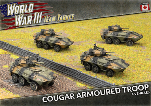 WWIII: Team Yankee NATO Cougar Armoured Troop (x4)