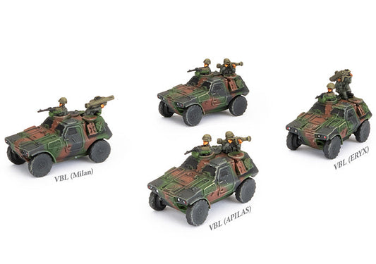 WWIII: Team Yankee NATO French VBL Platoon (x4)