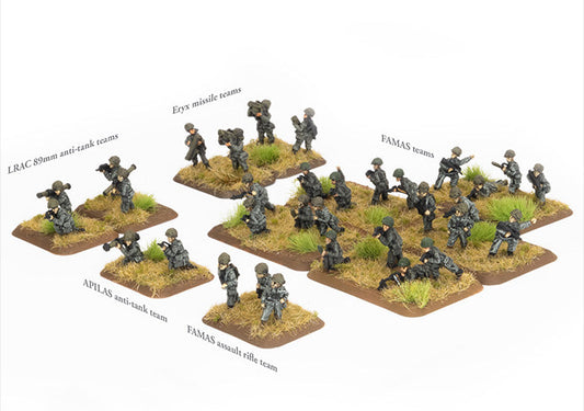 WWIII: Team Yankee NATO French Infantry Platoon (x33 Figs)