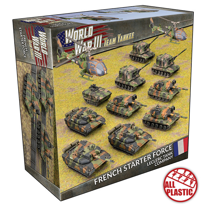 WWIII: Team Yankee French Leclerc Tank Company Starter Force