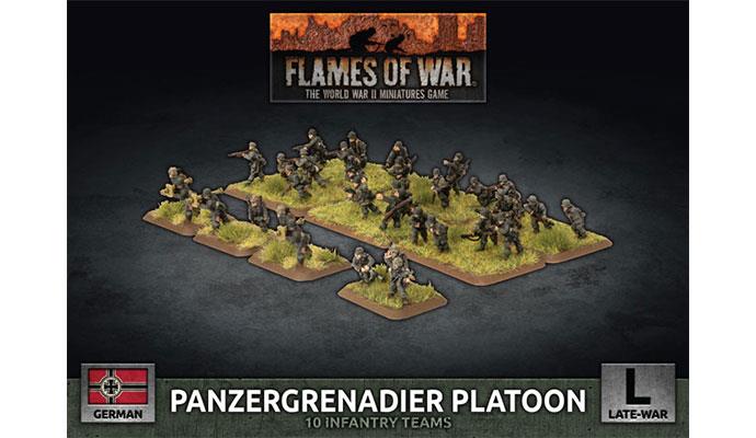 FOW German Panzergrenadier Platoon