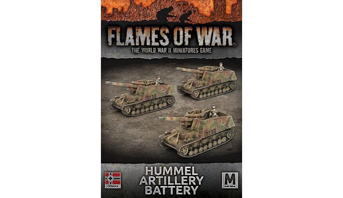 FOW German Hummel 15cm SP Artillery Battery