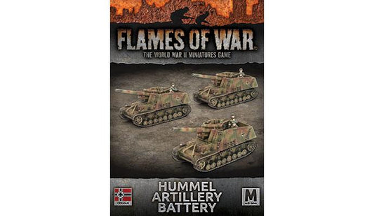 FOW German Hummel 15cm SP Artillery Battery